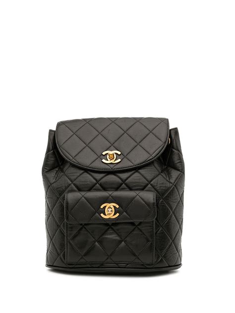 chanell backpack|pre owned chanel backpack.